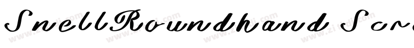 SnellRoundhand Scrip字体转换